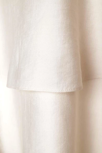 Taş-Volanlı Hakim Yaka Yarım Patlı Tunik - Resim 7