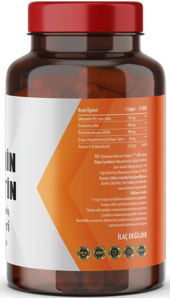 Flx Glukozamin Chondroitin Msm Vitamin D Collagen 60 Tablet - 2
