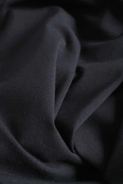 Lacivert-Basic Pamuklu Süprem Sweat Tunik - Resim 7