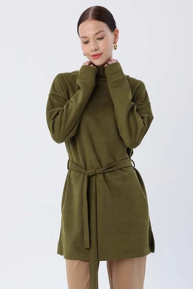 Yeşil-Kuşaklı Balıkçı Yaka Tunik ürün görseli