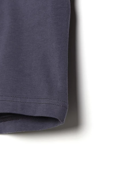 Füme-Pamuklu Yaka Biyeli Kolsuz Tunik - Resim 4