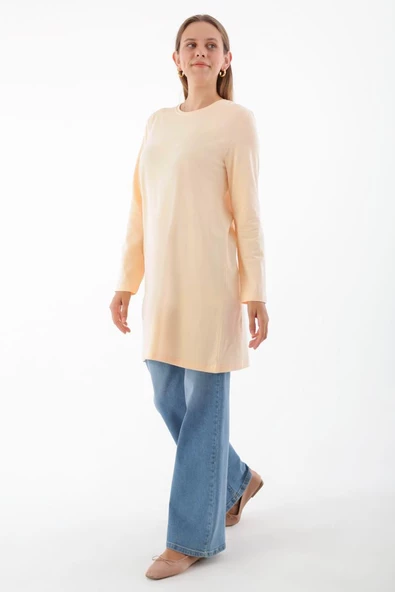 Ten-Basic Pamuklu Süprem Sweat Tunik - Resim 3