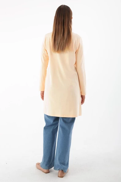 Ten-Basic Pamuklu Süprem Sweat Tunik - Resim 4