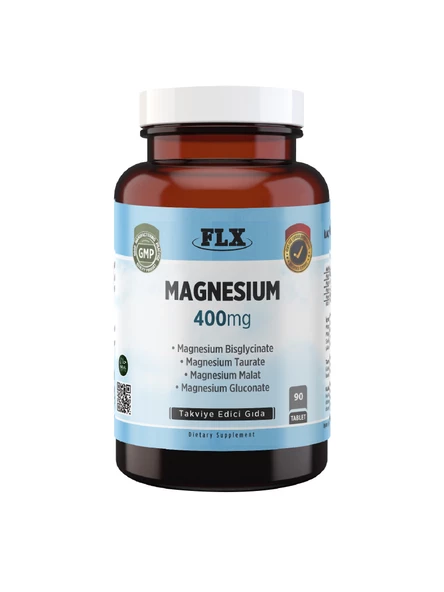 Magnezyum Bisglisinat Malat Taurat Glukonat 90 Tablet