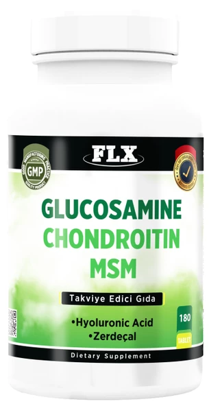 Glucosamine Chondroitin Msm Zerdeçal Hyoluronic Asit 180 Tablet