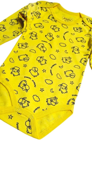 Dreams Kuzulu Uzun Kollu Bebek Çıtçıtlı Body (BabyToo) - 5