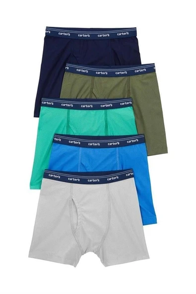 Carter's Erkek Çocuk Boxer Set 5'li Paket 3R722110