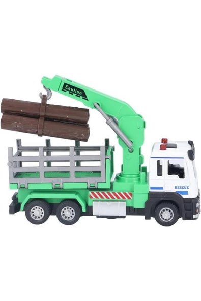 Ctoys ışıklı ve Sesli Kereste Taşıyıcı Kamyon - JS-117 - 6