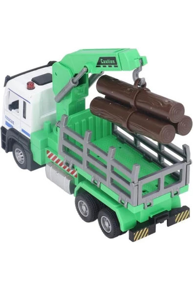 Ctoys ışıklı ve Sesli Kereste Taşıyıcı Kamyon - JS-117 - 7