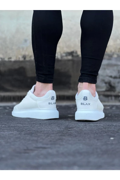 Wagoon WG019 Beyaz Triko Erkek Casual Ayakkabı - 3