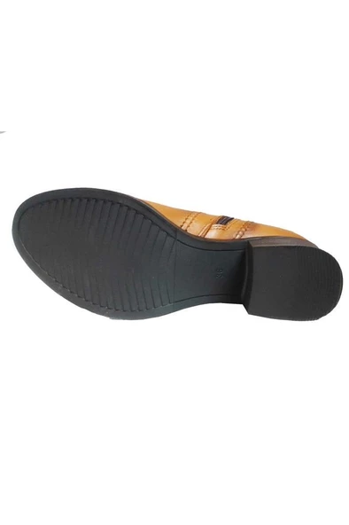 Scavia 636-24 Hakiki Deri Anatomik Fermuarlı Kadın Bot - Resim 6