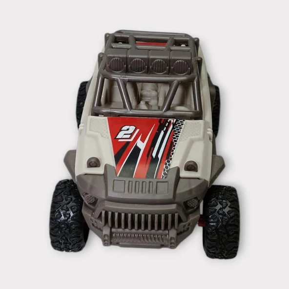 Maxx Wheels Sesli ve Işıklı Arazi Aracı Buggy - 666-18PA - Gri - 4