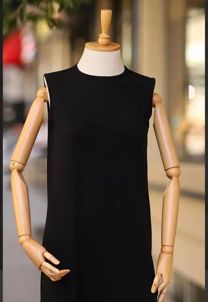 24Y60762 İÇLİK ELBİSE SANDY KUMAŞ KOLSUZ - 2