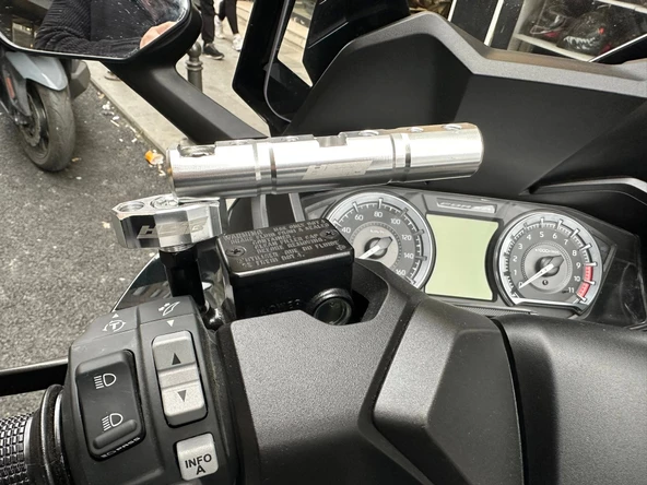 NAVİGASYON TUTUCU HONDA FORZA HSB-3050 ÇOK KULLANIMLI APARAT NİKEL - 4