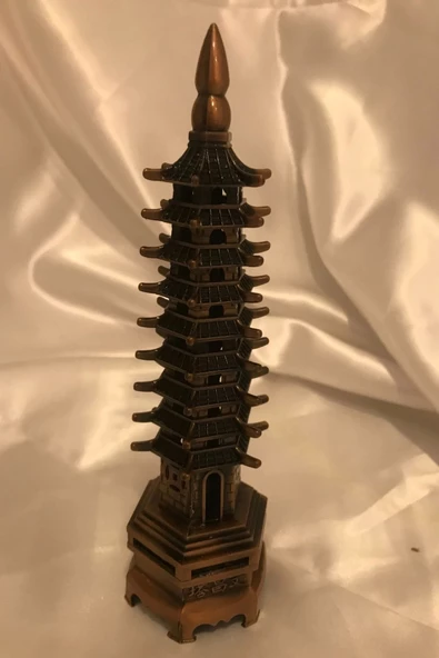 Pagoda Koruyucu Feng Shui Bereket Şans Mutluluk Ejderha Çin Paralı Feng Sui Pagoda - Resim 2