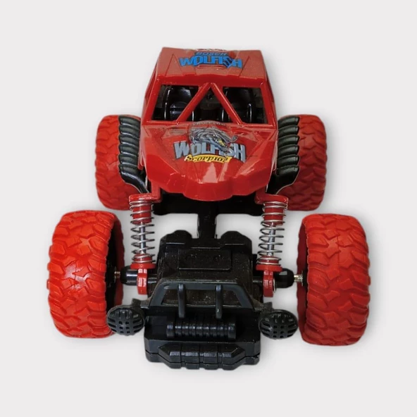 Çek Bırak Cross Buggy Araba 14 Cm - Kırmızı - Resim 5