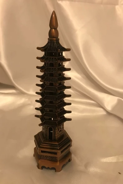Pagoda Koruyucu Feng Shui Bereket Şans Mutluluk Ejderha Çin Paralı Feng Sui Pagoda - Resim 3