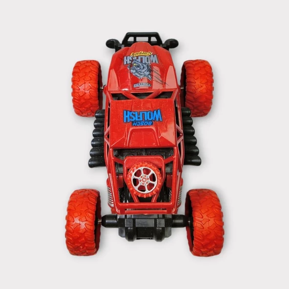 Çek Bırak Cross Buggy Araba 14 Cm - Kırmızı - Resim 3