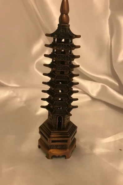 Pagoda Koruyucu Feng Shui Bereket Şans Mutluluk Ejderha Çin Paralı Feng Sui Pagoda - Resim 6