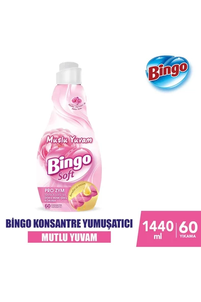BINGO SOFT KONSANTRE 1440 ML MUTLU YUVAM