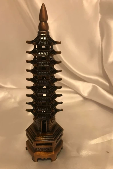 Pagoda Koruyucu Feng Shui Bereket Şans Mutluluk Ejderha Çin Paralı Feng Sui Pagoda - Resim 7