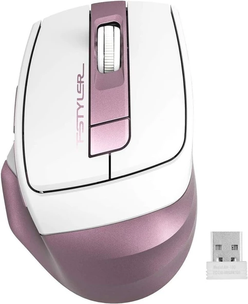 A4-Tech FG35 Pembe Nano Kablosuz Optik Mouse 2000 DPI