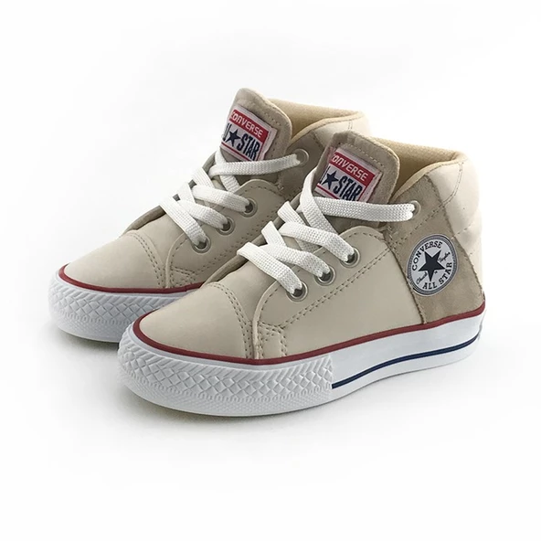 ÇOCUK DERİ CONVERSE ALL STAR BEJ