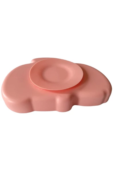 JOJOBEBEK Silikon Beslenme Seti Vakumlu Silikon Mama Tabağı, Mama Kasesi, Önlük, Kaşık, Pipetli Bardak - 3