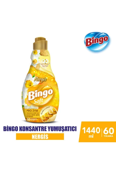 Soft Konsantre Çamaşır Yumuşatıcısı Nergis 1440 ml X 4 Adet - 2