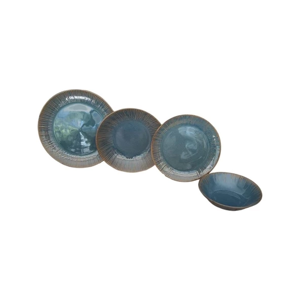 Zenith Rhea Porselen 24 Parça 6 Kişilik Yemek Takımı - 2