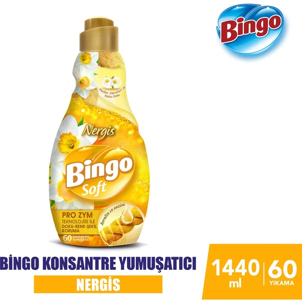  Soft Konsantre Çamaşır Yumuşatıcısı Nergis 1440 ml X 6 Adet - 2
