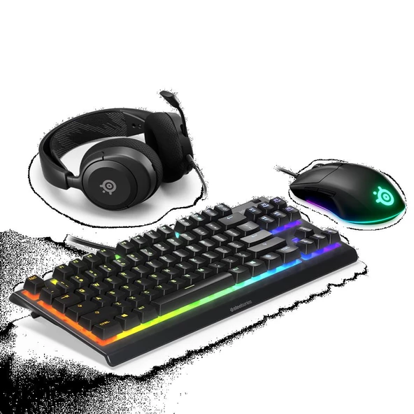 SteelSeries Gear Up Gaming Set (Apex 3 TKL-Rival 3-Nova 1)