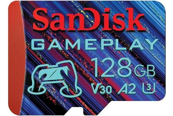 SanDisk Extreme 128GB SDSQXAA-128G-GN6XN 190/90MB/s GamePlay microSDXC A2 V30 Hafıza Kartı