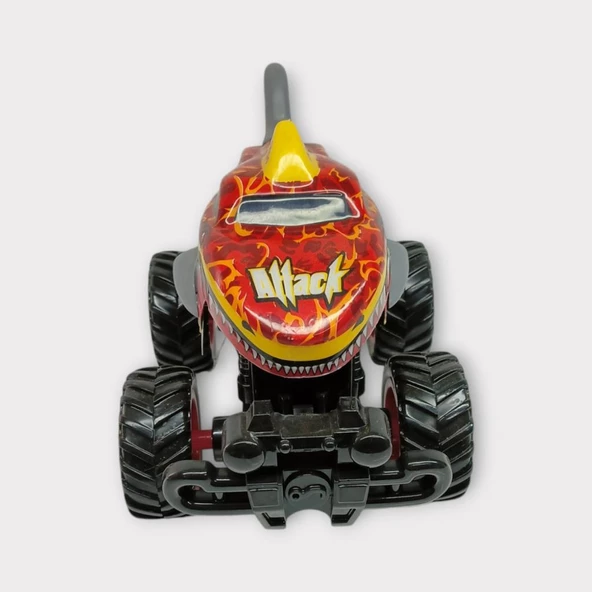 Sürtmeli Buggy Köpekbalığı Araba - Kırmızı - Resim 5