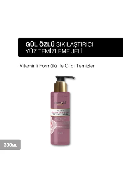 DERMOKİL GÜL ÖZLÜ YÜZ TEMİZLEME JELİ 300ML - 2