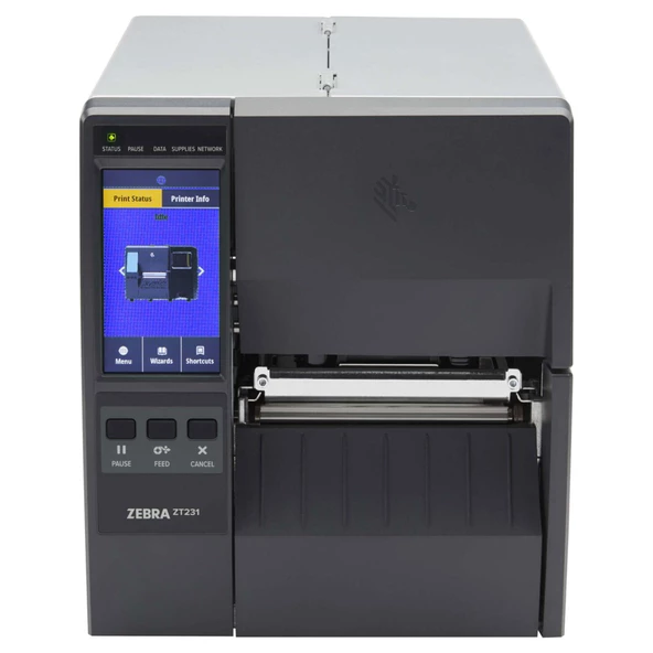 ZEBRA ZT231 Thermal+Thermal Transfer Seri+Usb+Ethernet 203 dpi Barkod Yazıcı - 4