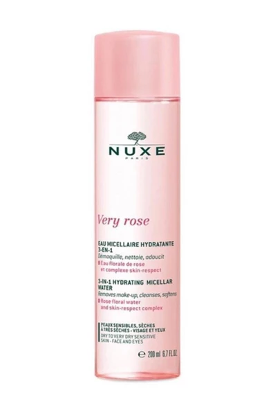 Nuxe Very Rose 3 In 1 Nemlendirici Temizleme Suyu 200 ml