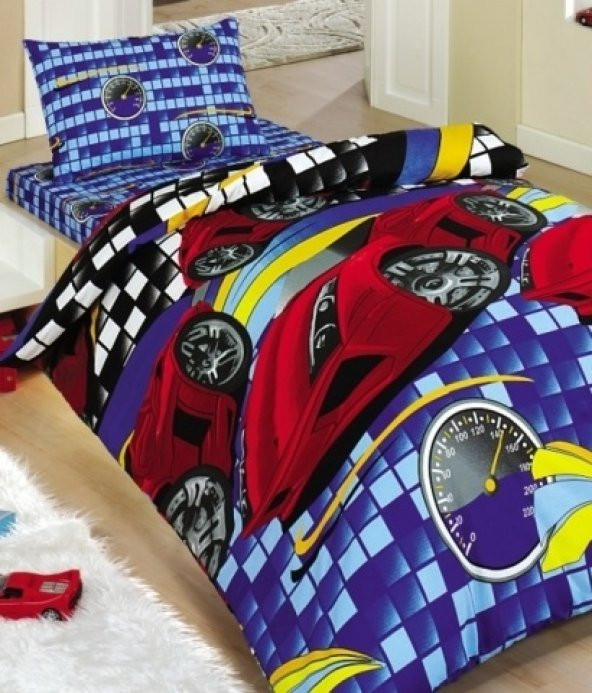 BEGENALHOME Classic Şimşek Nevresim Takımı Genç ve Çocuk Tek Kişilik