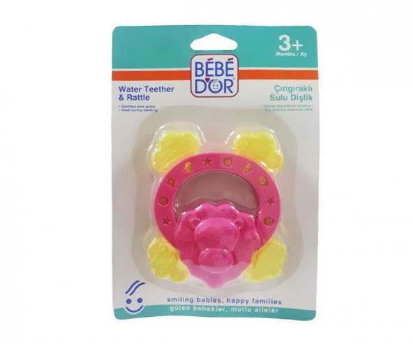 Bebedor Çıngıraklı Sulu Dişlik 518 Pembe