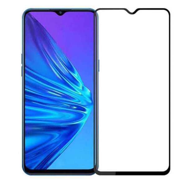 Bufalo Oppo A15 / A15s Ekran Koruyucu 5D Temperli Cam Siyah - 2