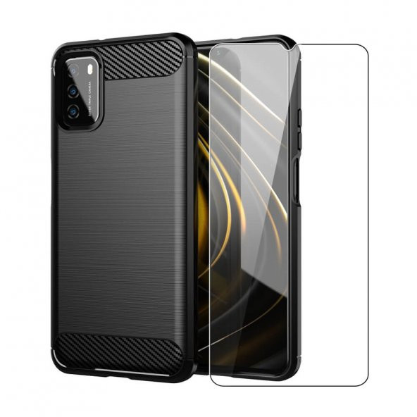 NoTech Xiaomi Redmi 9T / Poco M3 Temperli Cam Ekran Koruyucu - 3