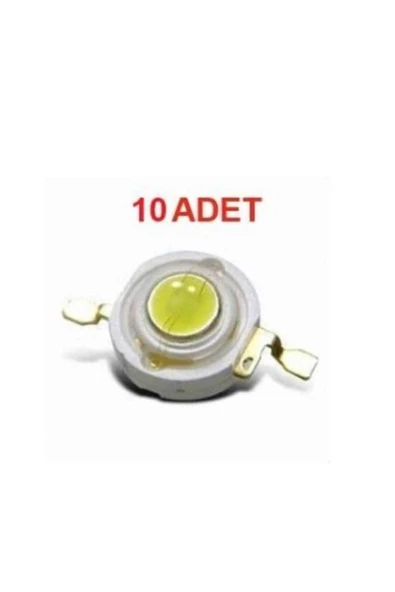 diasithalat 10 Adet 1w Power Led - 1 Watt Power Led Beyaz