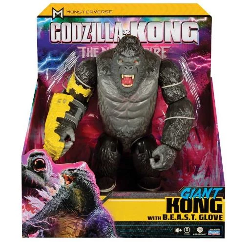 GODZILLA KONG THE NEW EMPIRE GIANT KONG WHIT B.E.A.S.T. GLOVE 35550-35552