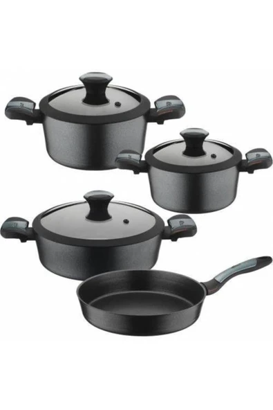BRİONİ Diamond 7 Parça Tencere Seti - Resim 2