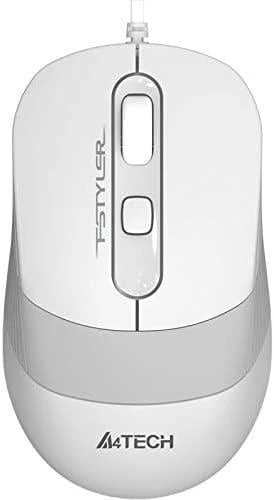 A4-Tech FM10 USB Beyaz & Gri Optik 1600 DPI Kablolu Mouse