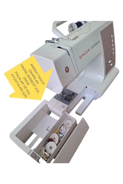 SİNGER 2. EL Confidence 7463 Dikiş Makinesi - 5