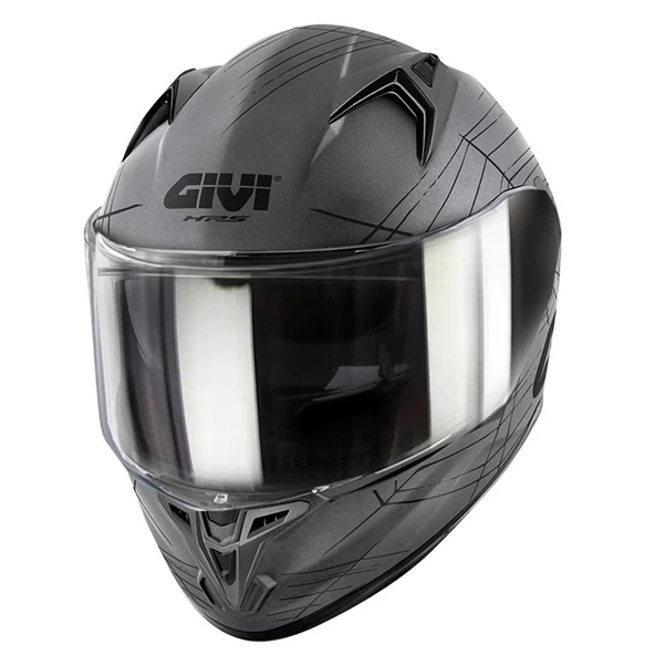 GIVI 50.7 PHOBIA MAT TITANIUM-SİYAH KASK - Resim 2