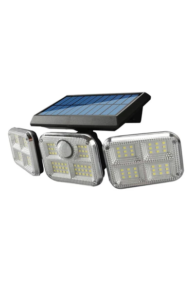 Powermaster Jd-2858 Sensörlü Kumandalı 3 Kademeli 138 Ledli Solar Lamba - 2