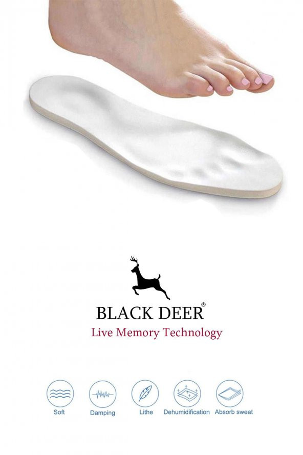 Black Deer Siyah Mountain Sneakers Spor Ayakkabı - 2