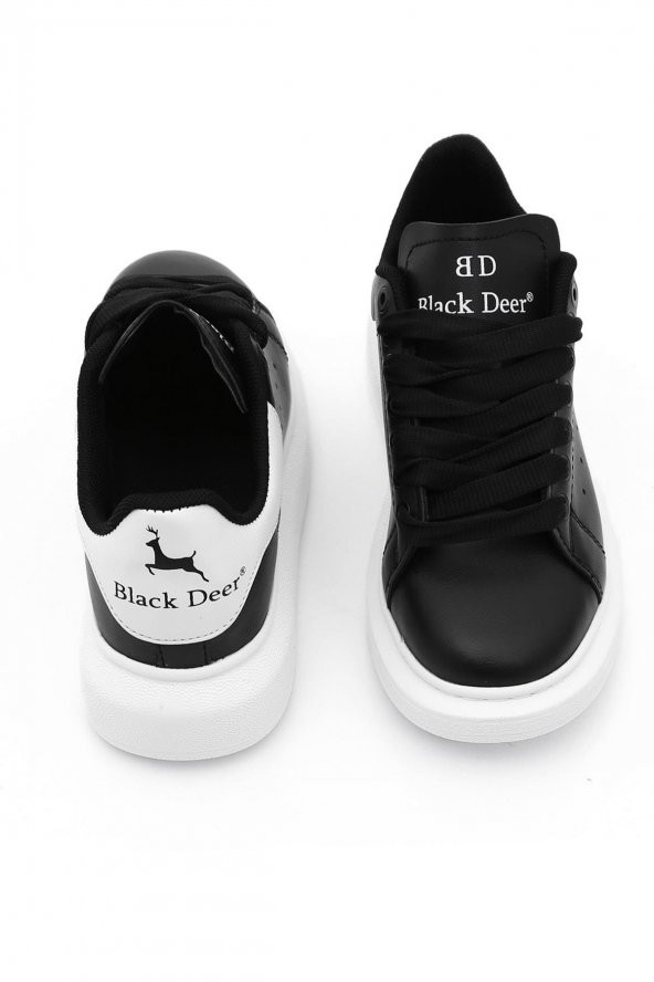 Black Deer Siyah Mountain Sneakers Spor Ayakkabı - 5